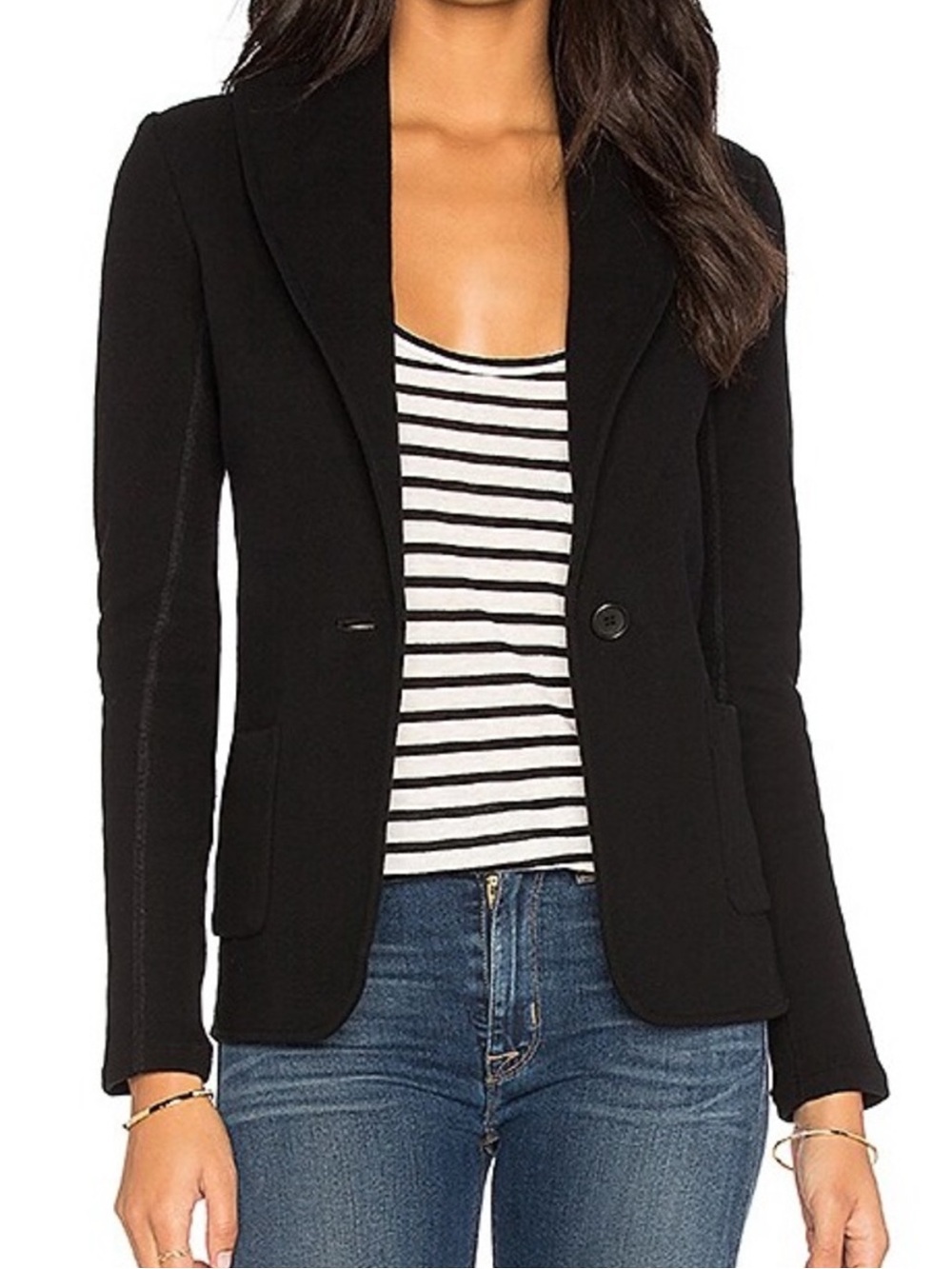 James Perse Standard French cotton blazer